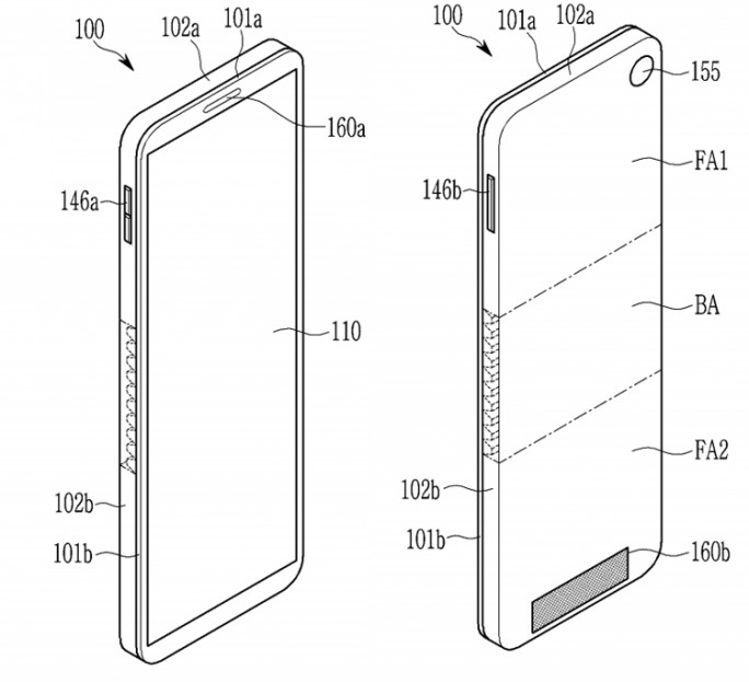 Samsung придумала смартфон-раскладушку с гибким экраном «наизнанку»