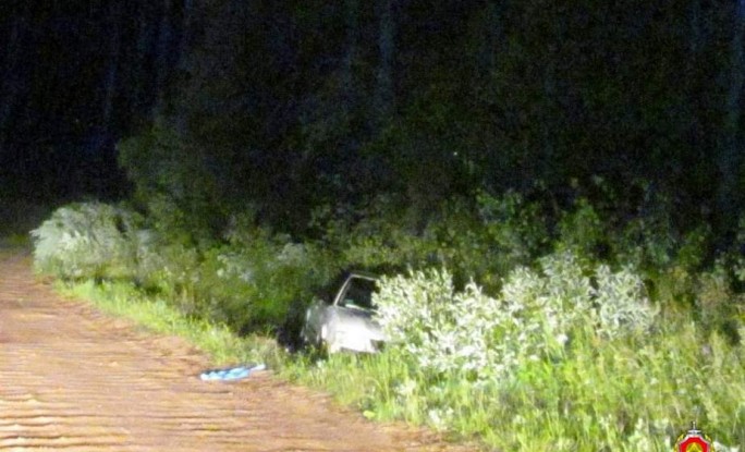 В Щучине пьяный водитель угнал машину, попал в ДТП, а после спрятался в кустах