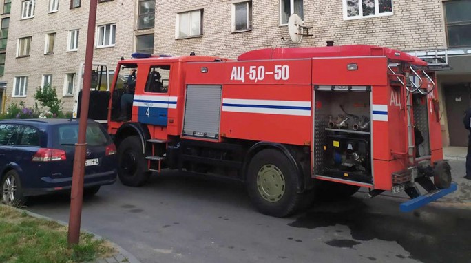 В Гродно сын спас на пожаре мать