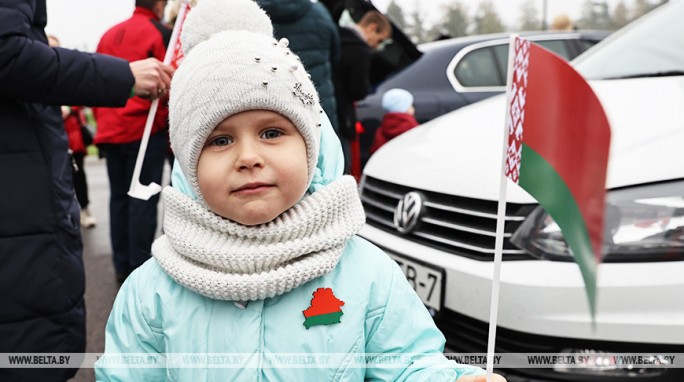 ФОТОФАКТ: Автопробег 'За единую Беларусь'