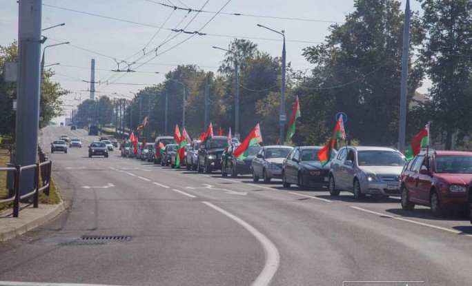 Маршрут Минск - Лида - Гродно. 31 октября состоится республиканский автопробег 'За единую Беларусь'