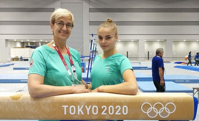 Гродненская гимнастка Анна Травкова дебютировала на XXXII летних Олимпийских играх в японском Токио