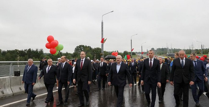 Лукашенко открыл в Гродно новый мост через Неман