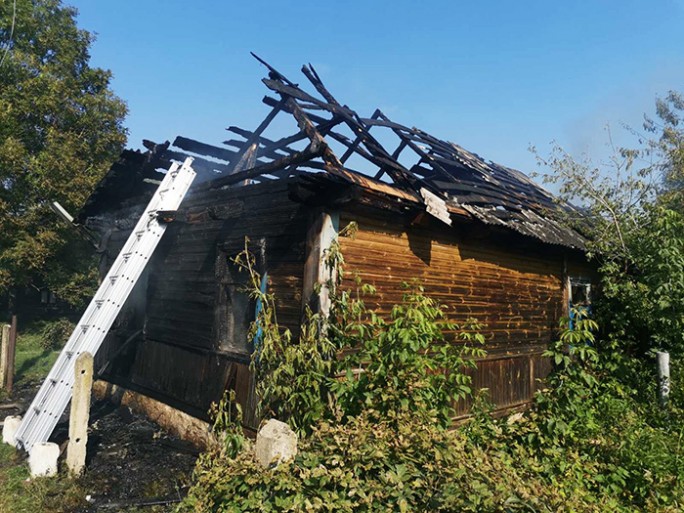 Пожар с гибелью в деревне Старина