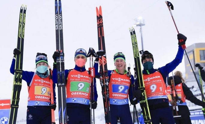 Белорусские биатлонисты заняли шестое место в смешанной эстафете на Олимпиаде