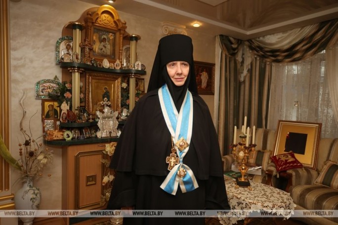 Настоятельницу монастыря в Гродно удостоили самой высокой среди женских наград РПЦ