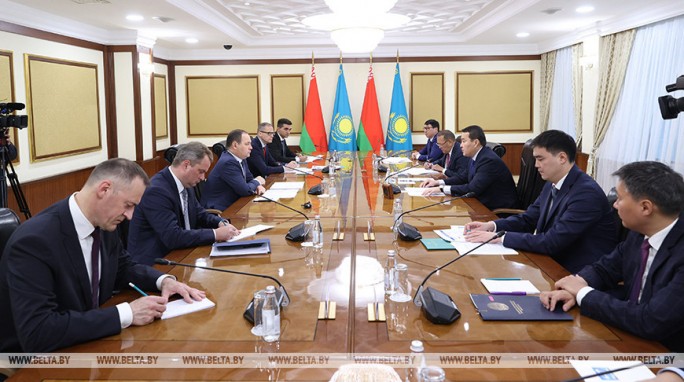 'Это хорошая динамика'. Премьер-министры Беларуси и Казахстана обсудили экономическое взаимодействие