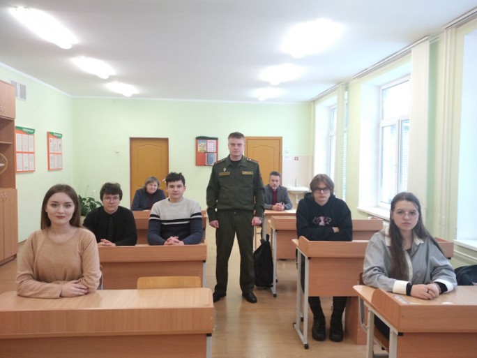 Военный комиссариат провёл профориентационное мероприятие для выпускников Песковской средней школы