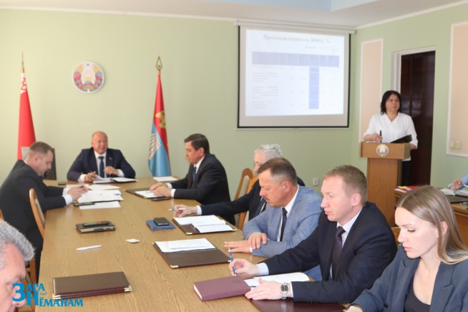 На заседании Мостовского райисполкома подведены итоги развития района за 1 квартал 2024 года