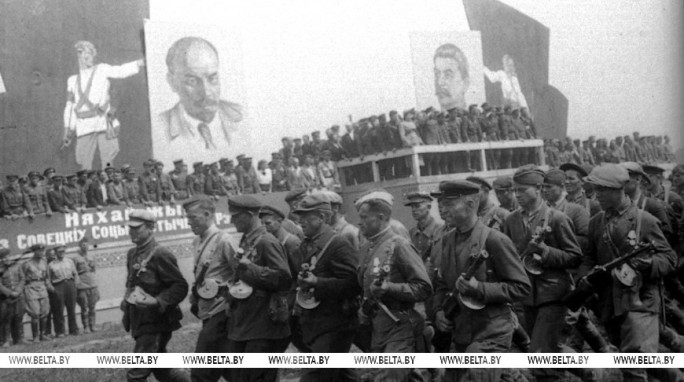 Подвиг партизан не забыт. К 80-летию со дня проведения уникального партизанского парада в Минске