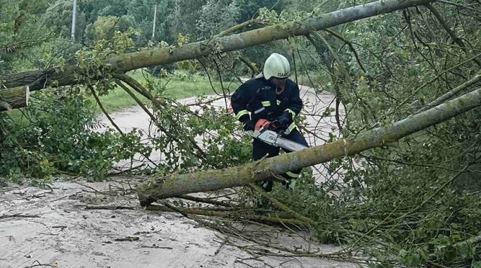 Из-за непогоды в 67 населенных пунктах Гродненской области нарушалось электроснабжение