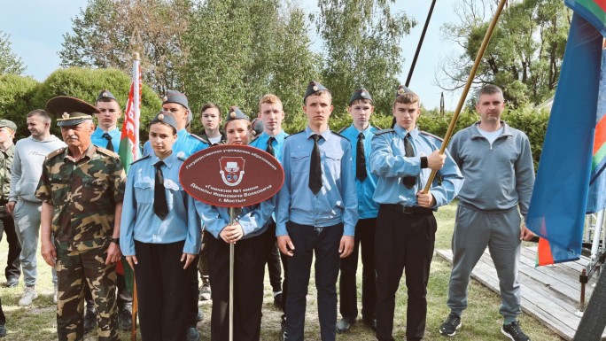 Мостовские «Витязи» – на первом смотре-конкурсе военно-патриотических клубов ОВД