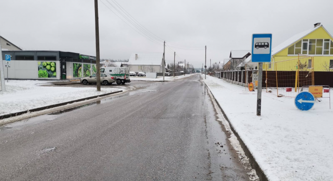 Новая остановка общественного транспорта появилась в Мостах