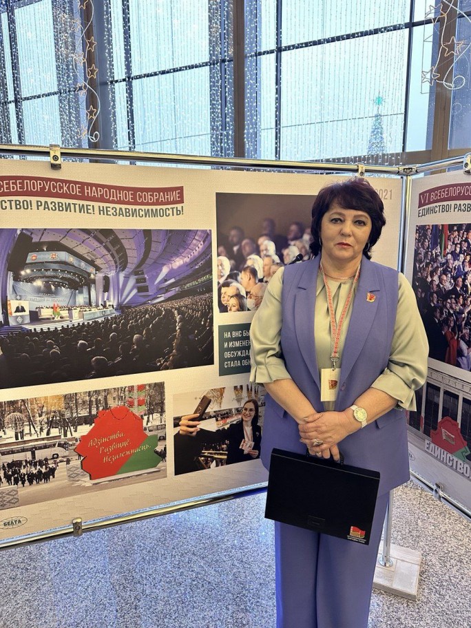 Людмила Рогацевич, председатель Мостовского сельского Совета депутатов, делегат ВНС: