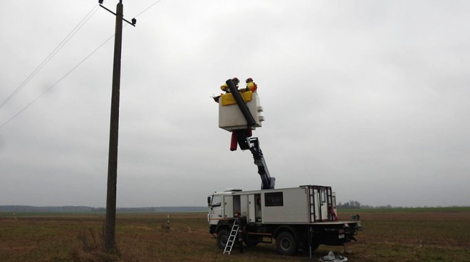 В 'Гродноэнерго' внедрили новый метод работы на воздушных линиях без отключения потребителей