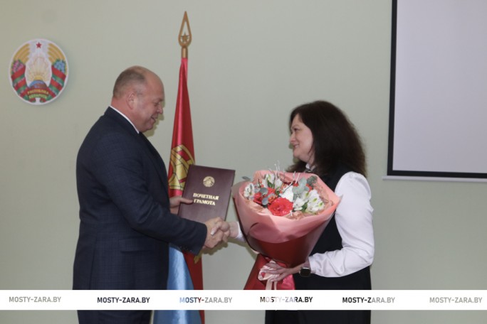 Почётной грамотой Мостовского районного исполнительного комитета награждена Светлана Берёзова