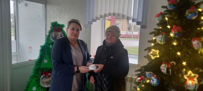 С заботой об односельчанах: в Лунненском сельсовете установили АПИ в домах граждан из зоны риска