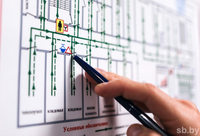 Правильное поведение при пожаре