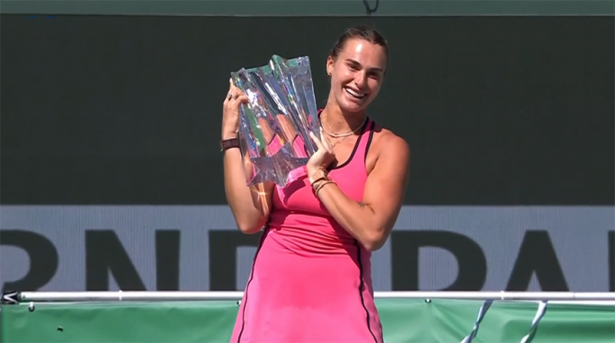 Арина Соболенко с третьей попытки выиграла турнир WTA-1000 в Индиан-Уэллсе