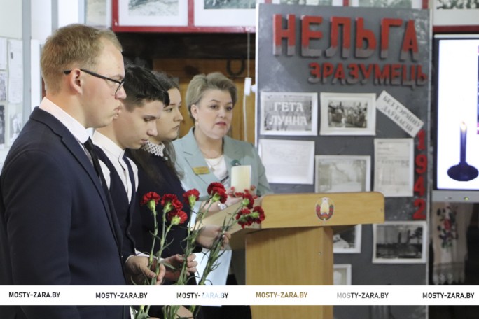 Уроки прошлого во имя будущего: в Лунненской средней школе прошёл Урок памяти, посвящённый Международному дню освобождения узников фашистских концлагерей