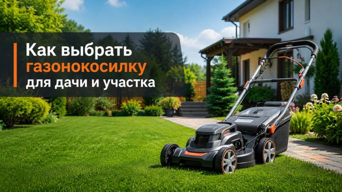 Как выбрать газонокосилку для дачи и участка: на что смотреть перед покупкой