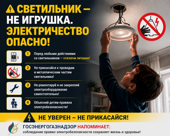 Электричество не прощает неосторожности